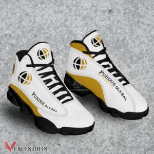 Purdue University Global Logo Air Jordan 13 Shoes, Best Sneaker Gifts For Fans - Vesles2014s 1