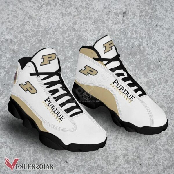 Purdue University - Purdue Polytechnic Air Jordan 13 Shoes, Best Sneaker Gifts For Fans - Vesles2014s
