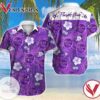 Purple Rain II Hawaiian Graphic Print Short Sleeve Hawaiian Casual Shirt Vesles2014S