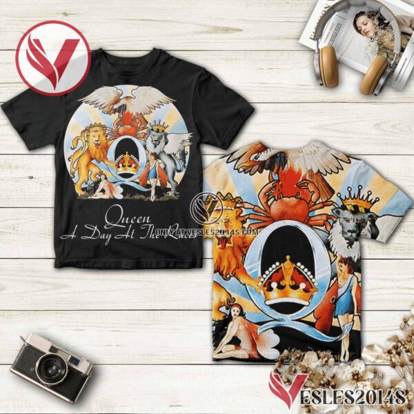 Queen A Day At The Races Album Cover Shirt, Unique Gifts For Music Lovers - Vesles2014S