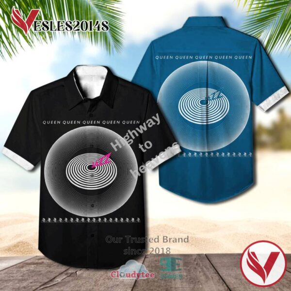 Queen Band Jazz Album Hawaiian Shirt, Best Gift For Music Lovers Vesles2014S