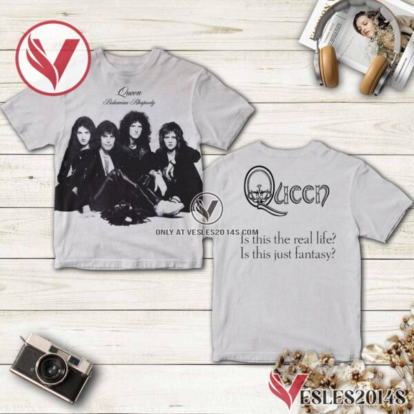 Queen Bohemian Rhapsody Album Cover Shirt, Unique Gifts For Music Lovers - Vesles2014S