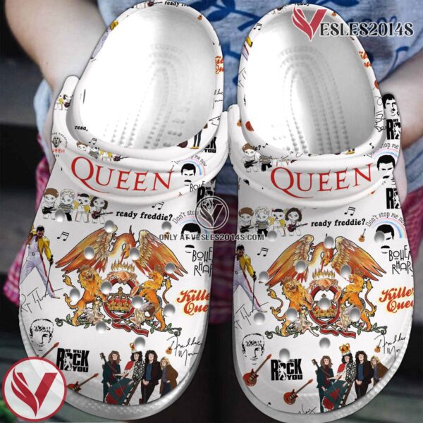 Queen Don’t Stop Me Now Music Crocs Crocband Clogs Shoes, Unique Gifts For Fans - Vesles2014S