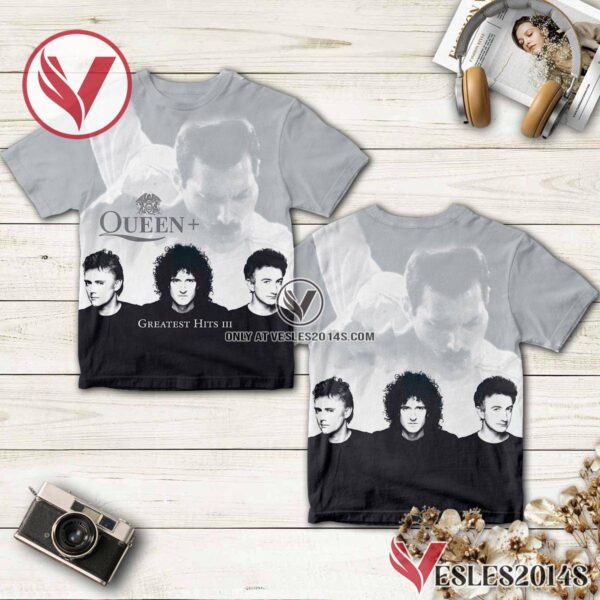 Queen Greatest Hits III Album Cover Shirt, Unique Gifts For Music Lovers - Vesles2014S