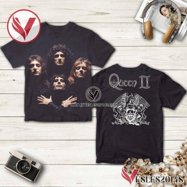 Queen II Album Cover Shirt, Unique Gifts For Music Lovers - Vesles2014S