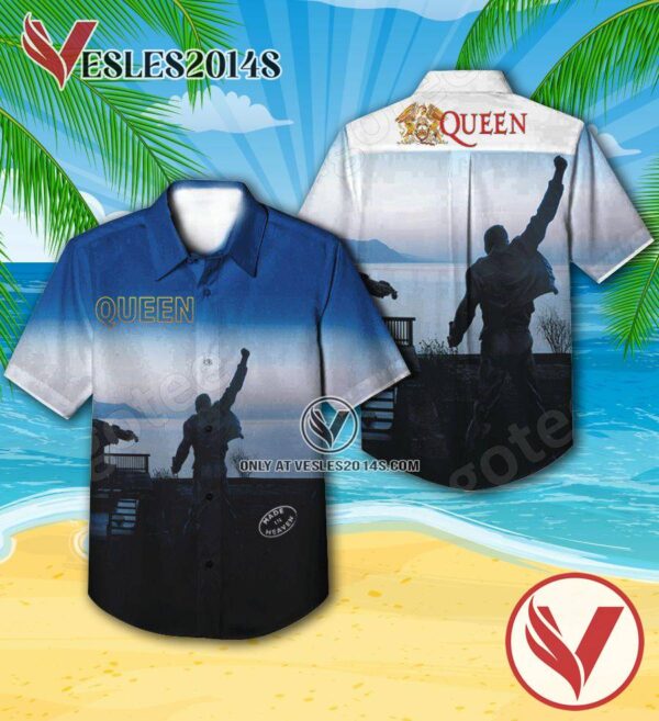 Queen Made In Heaven Album Cover Style 2 Hawaiian Shirt, Unique Gifts For Music Lovers - Vesles2014S
