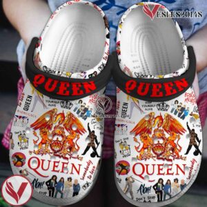 Queen Music Crocs Crocband Clogs Shoes, Unique Gifts For Fans Style 1 - Vesles2014S
