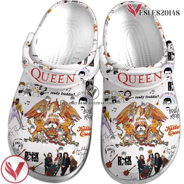 Queen Music Crocs Crocband Clogs Shoes, Unique Gifts For Fans Style 2 - Vesles2014S 2