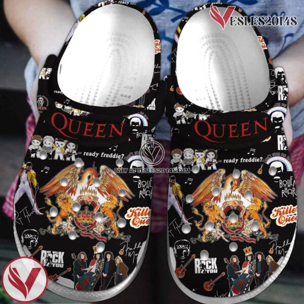 Queen Music Crocs Crocband Clogs Shoes, Unique Gifts For Fans Style 4 - Vesles2014S