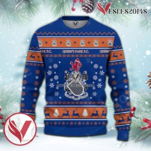 Queen’s Park F.C. Sport Ugly Christmas Sweater, Unique Gifts For Fans - Vesles2014aS 2