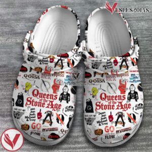 Queens of the Stone Age Music Crocs Crocband Clogs Shoes, Unique Gifts For Fans Style 3 - Vesles2014S 2