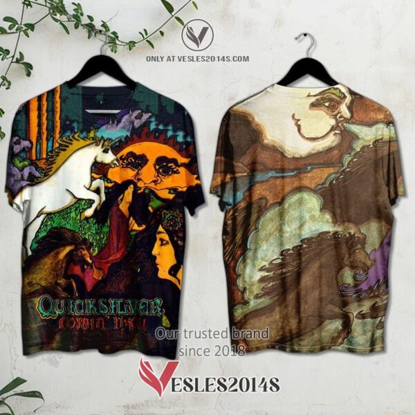 Quicksilver Messenger Service-Comin' Thru Album 3D Shirt, Unique Gifts For Music Lovers - Vesles2014S