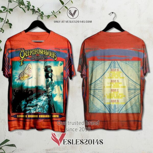 Quicksilver Messenger Service band Story Brook College 1970 Album 3D T-Shirt, Unique Gifts For Music Lovers - Vesles2014S