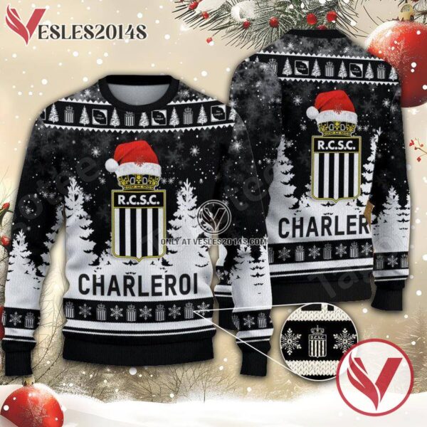 R. Charleroi S.C Sport Ugly Christmas Sweater, Unique Gifts For Fans - Vesles2014aS 1