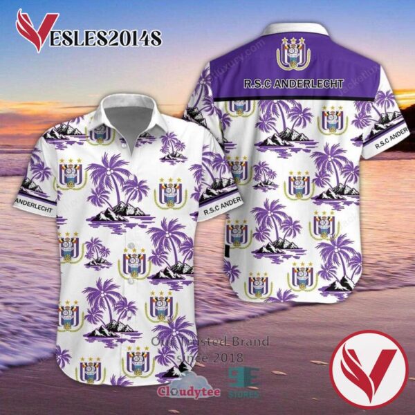 R.S.C. Anderlecht Hawaiian Casual Shirt, Best Gifts For Summer Vesles2014S