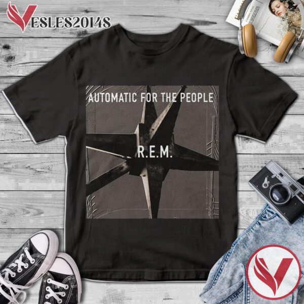 R.e.m. Automatic For The People Album Cover Shirt, Perfect Gifts For Music Lovers - Vesles2014S