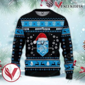 RC Massy Essonne Sport Ugly Christmas Sweater, Unique Gifts For Fans - Vesles2014aS 2