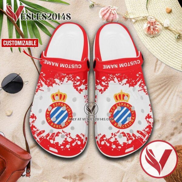RCD Espanyol Custom Crocs Shoes For Men And Women, Unique Clogs Shoes For Fans - Vesles2014S 1