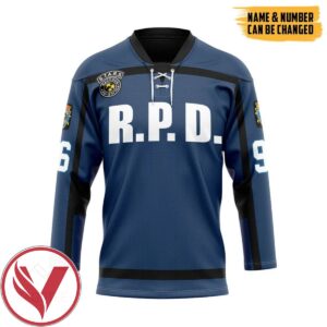 RE R.P.D Custom Name Custom Number Hockey Jersey, Trending Gifts For Fans - Vesles2014s