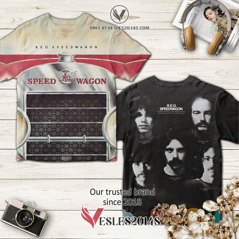 REO Speedwagon R.E.O. Speedwagon Album 3D T-Shirt, Unique Gifts For Music Lovers - Vesles2014S