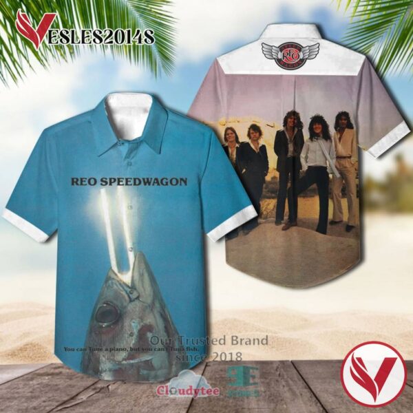 REO Speedwagon You Can Tune A Piano But You Can't Tuna Fish Albums Hawaiian Shirt, Best Gift For Music Lovers Vesles2014S
