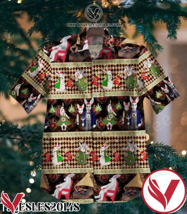 Rabbit Psychedelic Rock Music Hawaiian Shirt, Unique Gifts For Friends - Vesles2014S 1