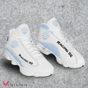 Racing 92 Logo Air Jordan 13 Shoes, Best Sneaker Gifts For Fans - Vesles2014s