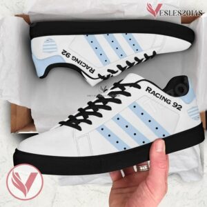 Racing 92 Logo Stan Smith Shoes, Unique Sneaker For Fans - Vesles2014s 1