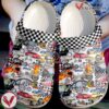 Racing Car Classic Clogs Shoes, Unique Gift From  Vesles2014S