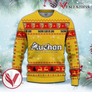 Racing Club de Lens Sport Ugly Christmas Sweater, Unique Gifts For Fans - Vesles2014aS 2