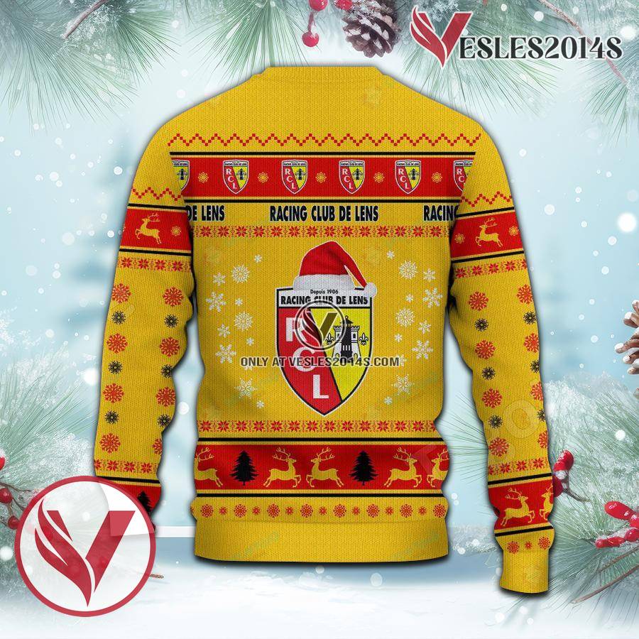 Racing Club de Lens Sport Ugly Christmas Sweater, Unique Gifts For Fans - Vesles2014aS 3