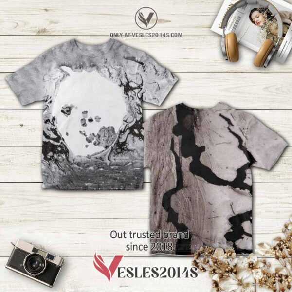 Radiohead Band A Moon Shaped Pool Album 3D T-Shirt, Perfect Gifts For Music Lovers - Vesles2014S