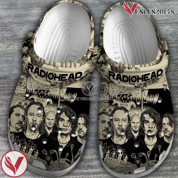 Radiohead Band Music Crocs Crocband Clogs Shoes, Unique Gifts For Fans Style 1 - Vesles2014S 2