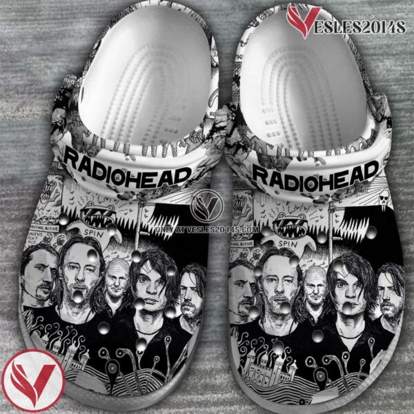 Radiohead Band Music Crocs Crocband Clogs Shoes, Unique Gifts For Fans Style 2 - Vesles2014S
