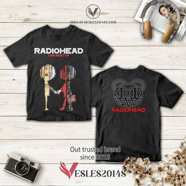 Radiohead Band The Best Of Album 3D T-Shirt, Perfect Gifts For Music Lovers - Vesles2014S