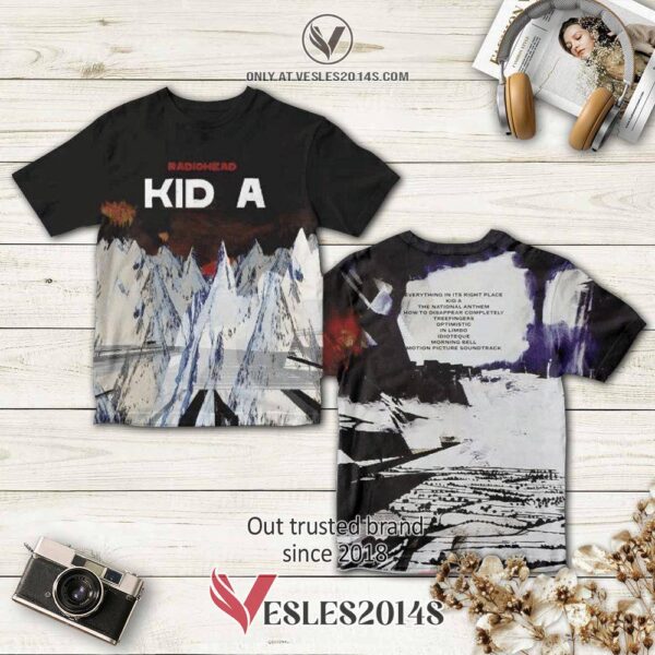 Radiohead Kid A Album 3D Shirt, Perfect Gifts For Music Lovers - Vesles2014S