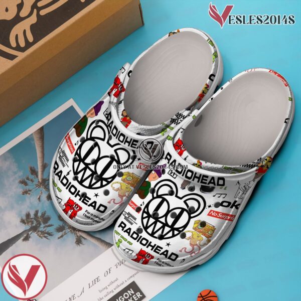 Radiohead Music Crocs Crocband Clogs Shoes, Unique Gifts For Fans Style 2 - Vesles2014S 3