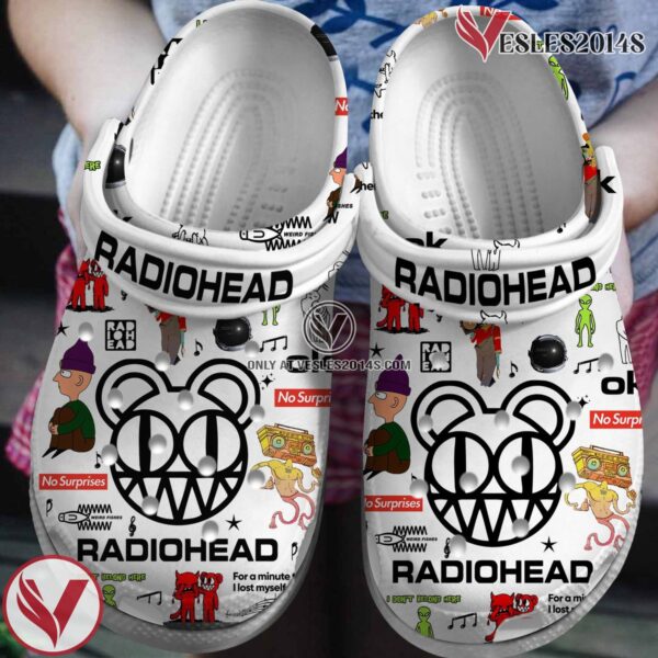 Radiohead Music Crocs Crocband Clogs Shoes, Unique Gifts For Fans Style 2 - Vesles2014S