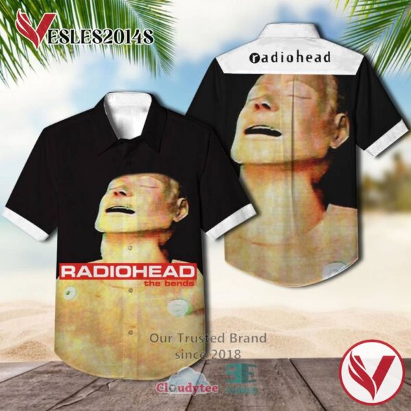 Radiohead band The Bends Album Hawaiian Shirt, Best Gift For Music Lovers Vesles2014S