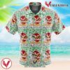Raging Princess Mononoke Studio Ghibli Hawaiian Button Up Shirt, Perfect Gifts For Anime Lovers - Vesles2014S