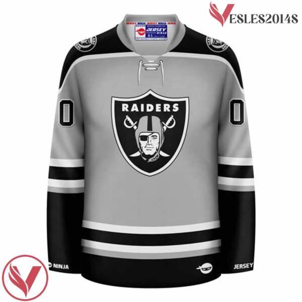 Raiders Grey Las Vegas Hockey Jersey - Vesles2014S 2
