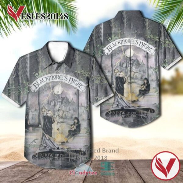 Rainbow Band Shadow Of The Moon Album Hawaiian Shirt, Best Gift For Music Lovers Vesles2014S