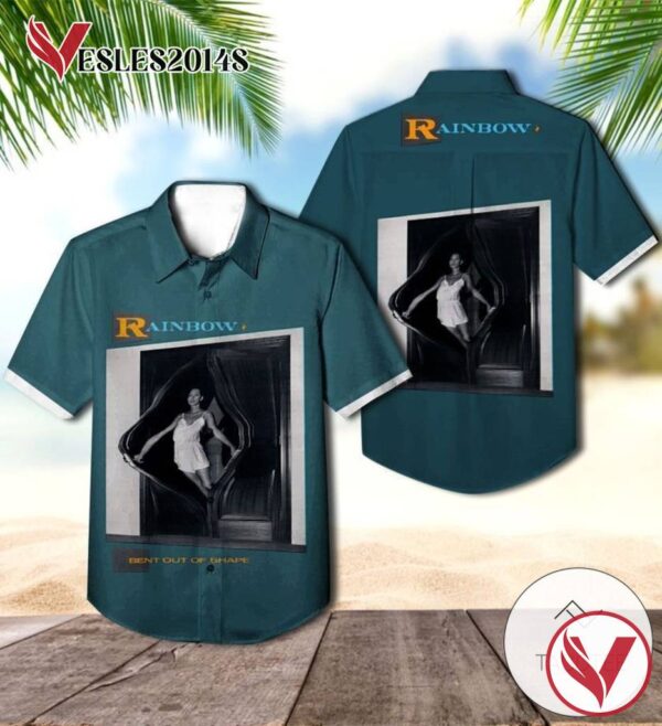 Rainbow Bent Out Of Shape Album Cover Hawaiian Shirt, Best Gift For Music Lovers Vesles2014S