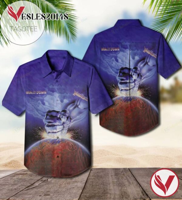 Ram It Down Album By Judas Priest Hawaiian Shirt, Best Gift For Music Lovers Vesles2014S