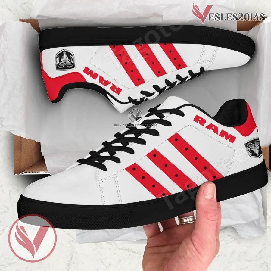 Ram Logo Print Stan Smith Shoes, Unique Sneaker For Fans - Vesles2014s 1