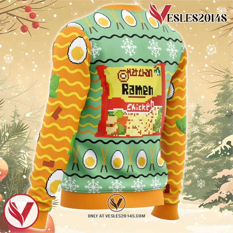 Ramen Ugly Christmas Sweater, Unique Christmas Gift For Fans - Vesles2014S 2