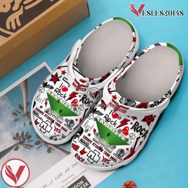 Rammstein Music Band Crocs Crocband Clogs Shoes, Unique Gifts For Fans - Vesles2014S 2