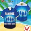 Ramones Too Tough To Die Album Cover Hawaiian Shirt, Unique Gifts For Music Lovers - Vesles2014S