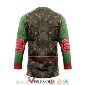 Raphael Raph TMNT Cosplay Green Hockey Jersey Shirt, Trending Gifts For Fans - Vesles2014s 1