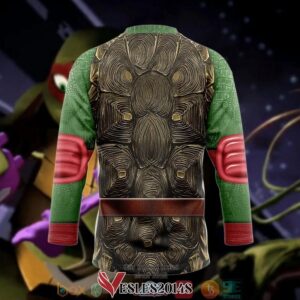 Raphael Raph TMNT Cosplay Green Hockey Jersey Shirt, Trending Gifts For Fans - Vesles2014s 3